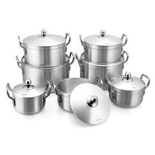 14 Pcs Aluminium Cookware set